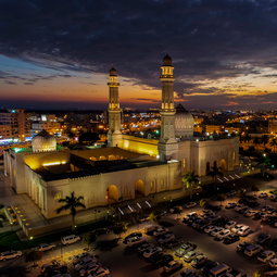 Sultan Qaboos Mosque by Night